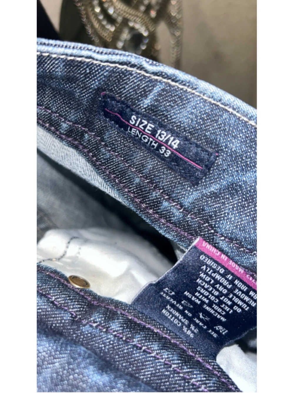 Women's Vigoss The New York Boot Cut Jeans Size 14 Blue